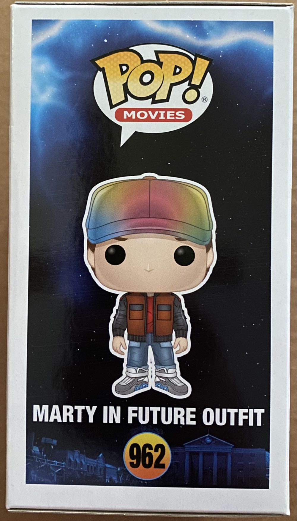 Pop! Movies (BTTF): #962 Marty In Future Outfit (Rainbow) - Funko (Back To The Future) action figure collectible [Barcode 889698487092] - Main Image 2
