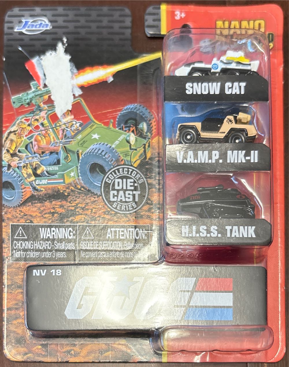 Jada Toys Gi Joe 1.65” Nano 3-pack - Jada Toys (G. I. JOE) action figure collectible [Barcode 801310320839] - Main Image 2