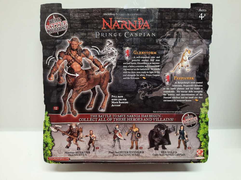 Narnia Centaur Glenstorm And Mouse Peepiceek - Play Along Toys (Narnia) (The Chronicals Of Narnia) action figure collectible [Barcode 687203900421] - Main Image 2