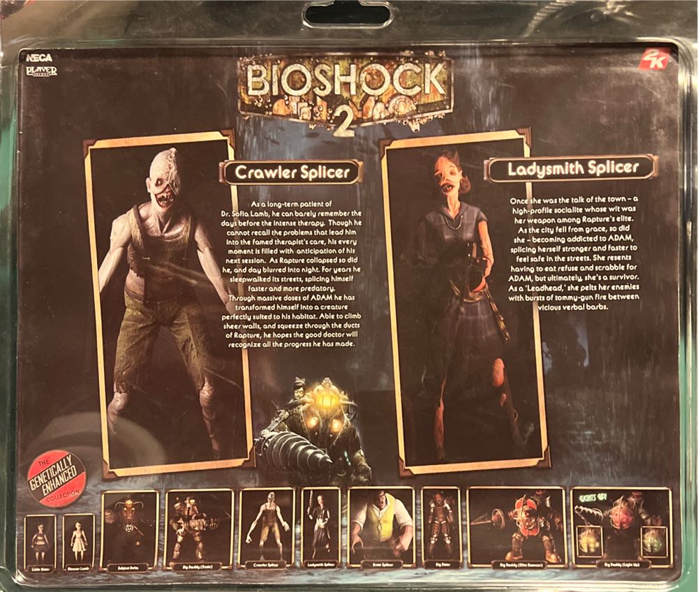Crawler Splicer & Ladysmith Splicer - Neca (NECA BioShock 2) action figure collectible [Barcode 634482449318] - Main Image 3