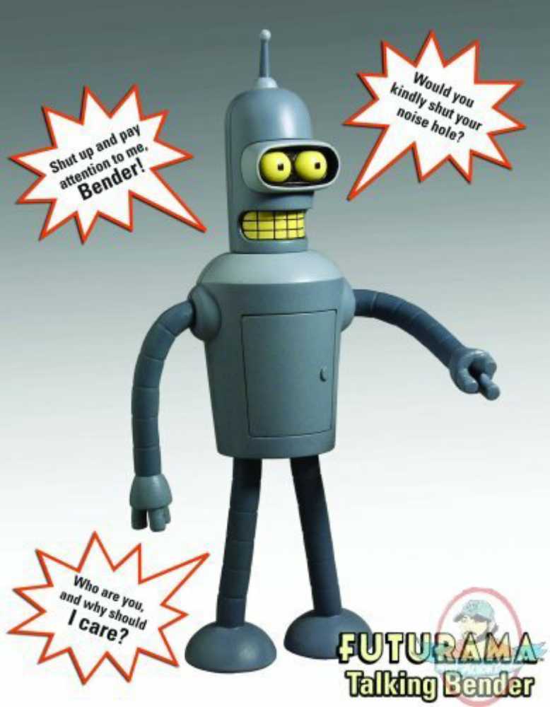 Futurama Talking Bender - Toynami action figure collectible [Barcode 816355005702] - Main Image 2