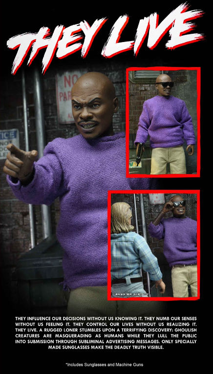 Frank Retro Clothed - Neca (They Live) action figure collectible [Barcode 634482148815] - Main Image 2