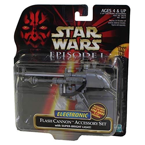 Flash Cannon Accessory Set (Electronic) - Hasbro (Star Wars: Phantom Menance Episode 1) action figure collectible [Barcode 076930262177] - Main Image 1