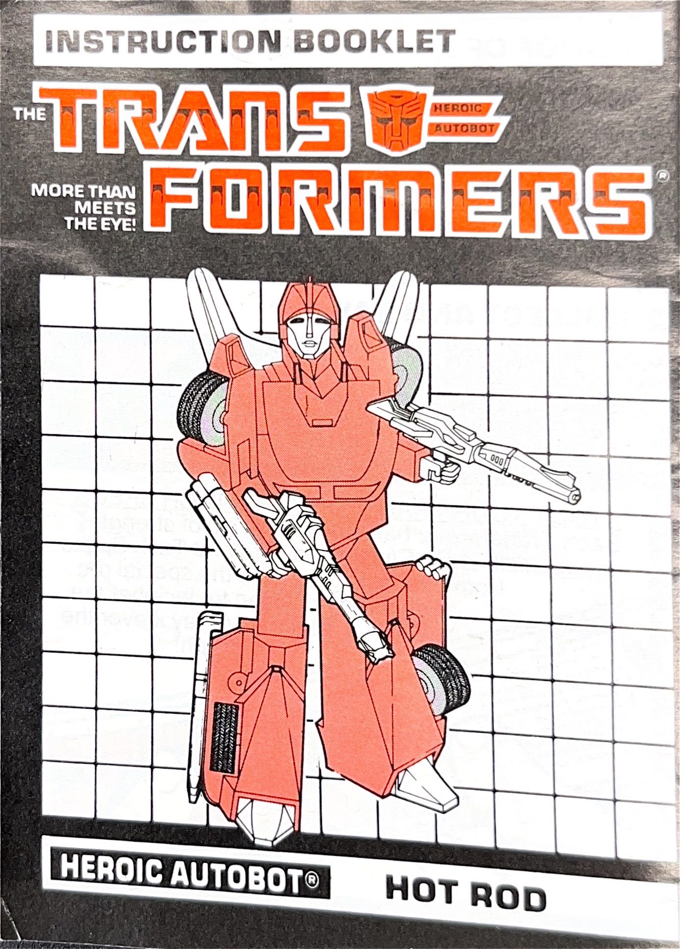 Transformers G1 Hot Rod - Hasbro (The Transformers) action figure collectible [Barcode 038976058572] - Main Image 4