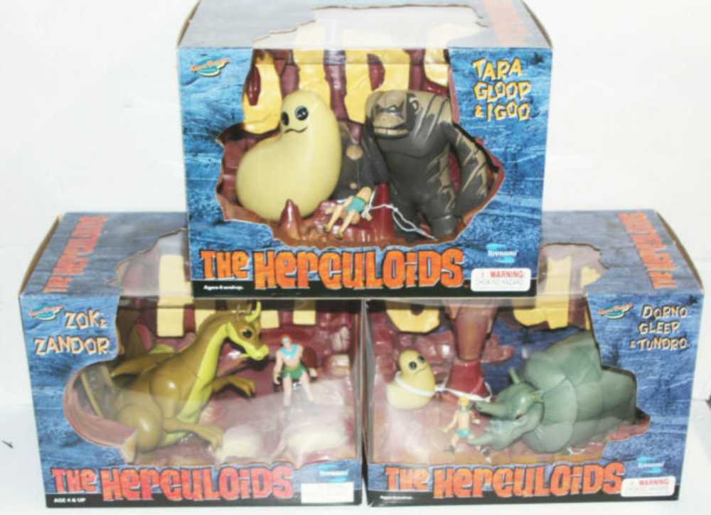 The Herculoids - Complete Set - Toynami (Hanna Barbera) action figure collectible - Main Image 2