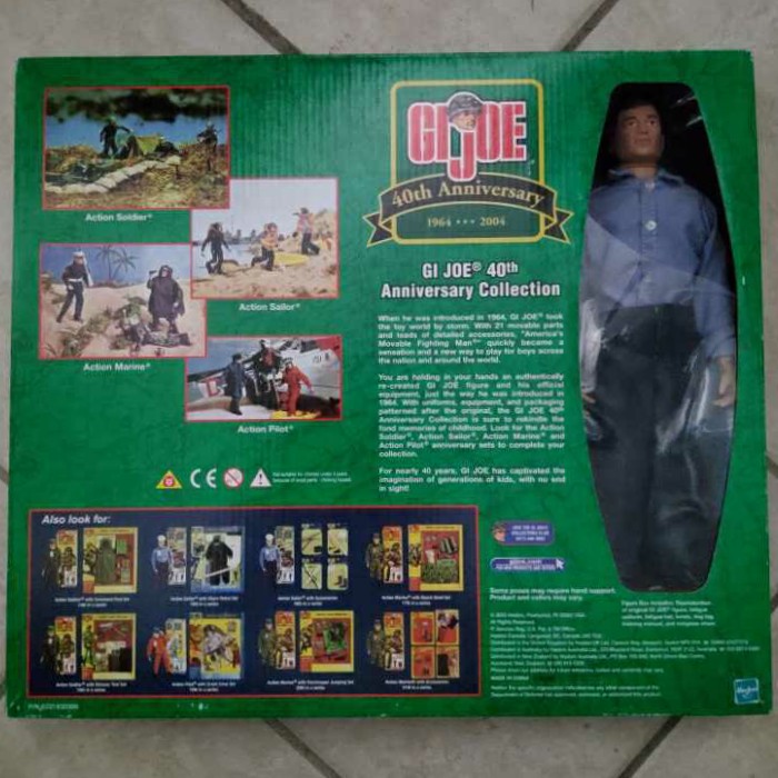 G.I.joe - 40th Anniversary 1964 ☆ 2004 - Hasbro (40th Anniversary) action figure collectible [Barcode 076930808405] - Main Image 2