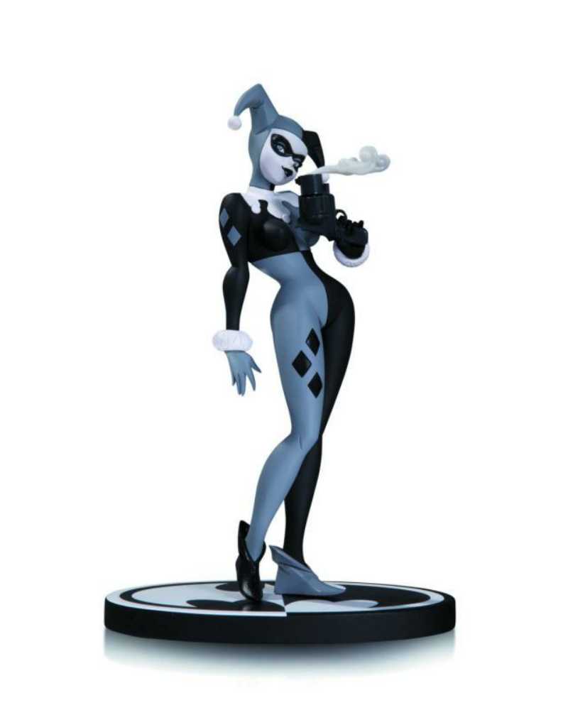 Harley Quinn (Black And White) - Bruce Timm - DC Collectibles (Batman The Animated Series) action figure collectible [Barcode 761941319766] - Main Image 3