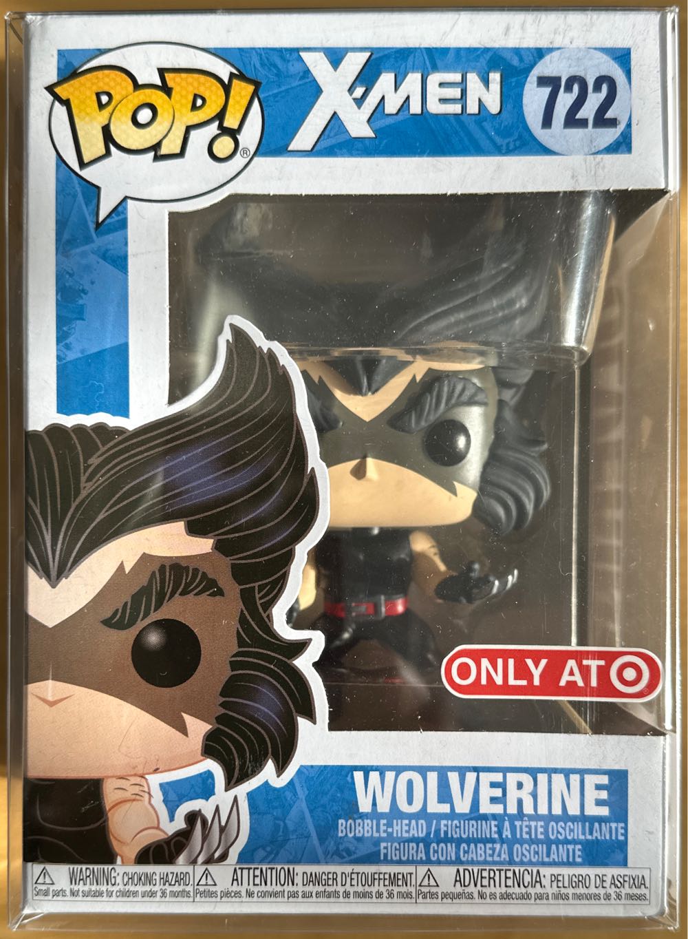 Funko Pop! Marvel X-men Retro Wolverine Exclusive #722 W Free Acrylic Case  action figure collectible [Barcode 889698522410] - Main Image 2