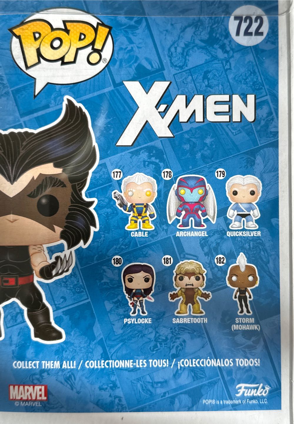 Funko Pop! Marvel X-men Retro Wolverine Exclusive #722 W Free Acrylic Case  action figure collectible [Barcode 889698522410] - Main Image 3
