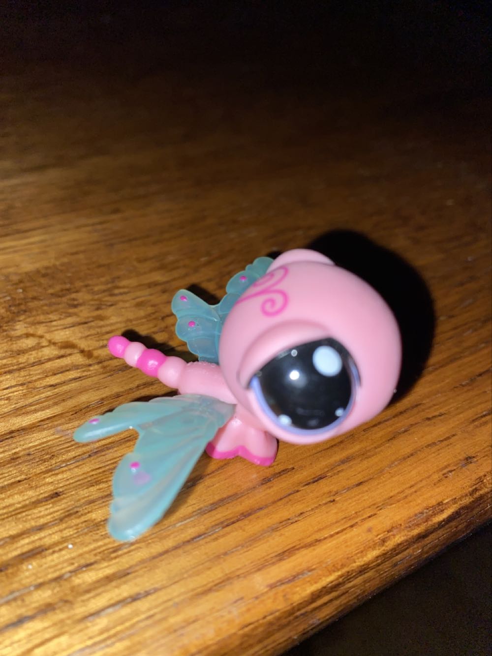 Dragonfly Pink Designs On Head And Wing  action figure collectible - Main Image 1