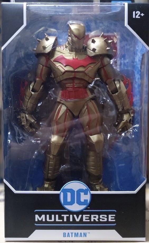 Batman (Lunar Gold Hellbat Suit) - McFarlane Toys (DC Multiverse) action figure collectible [Barcode 787926151749] - Main Image 2