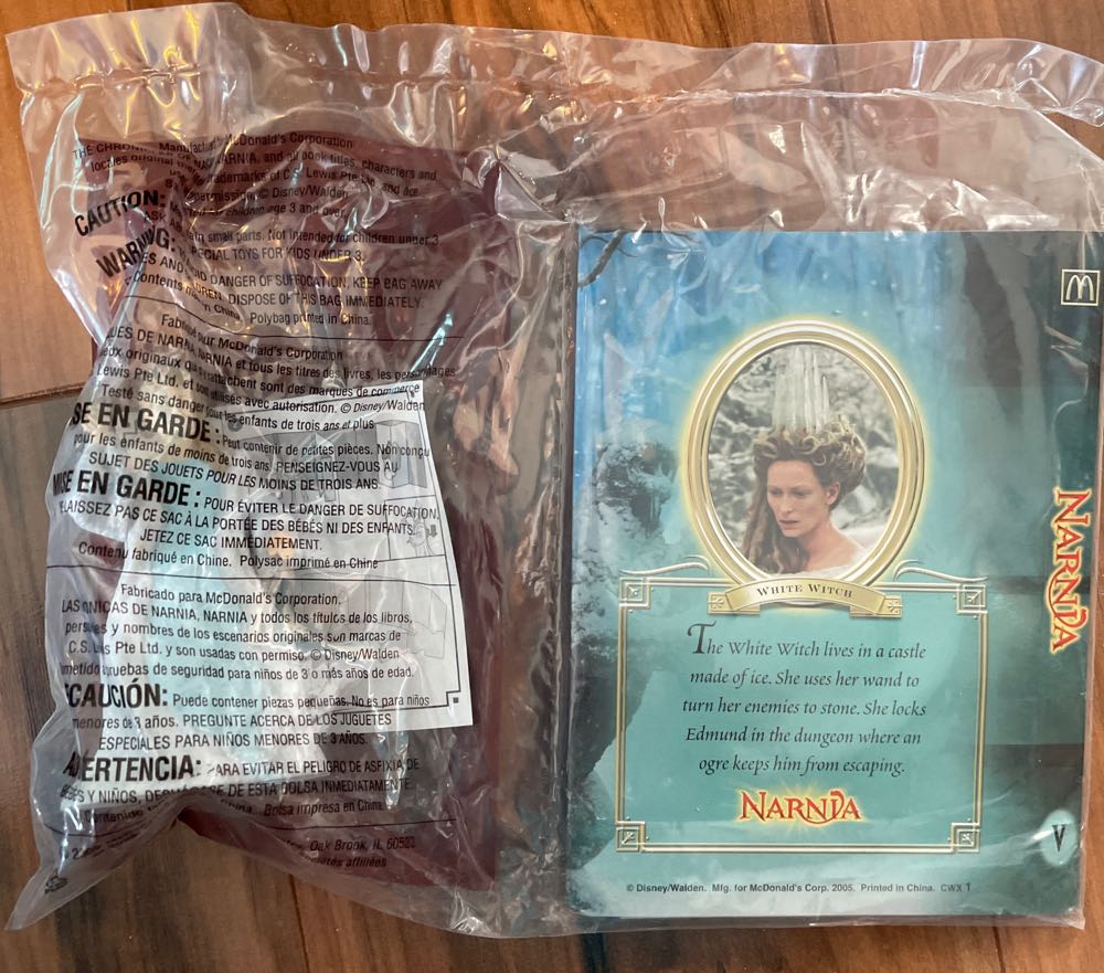 McDonalds Narnia - White Witch  action figure collectible - Main Image 1