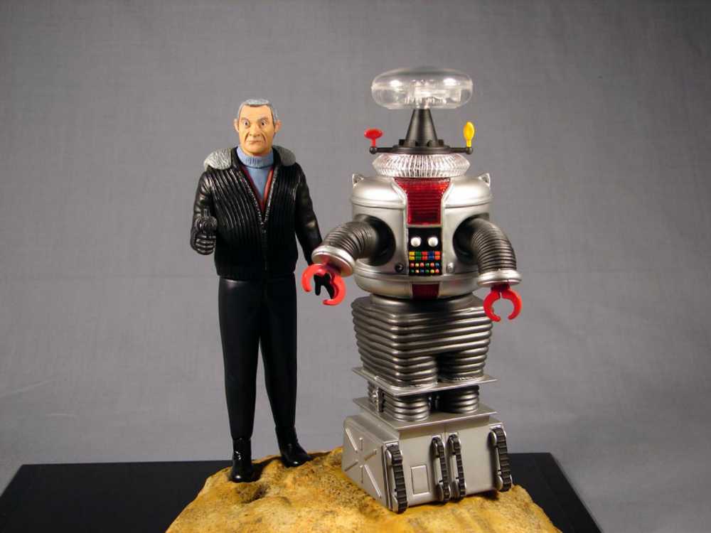 Model Kit - Dr. Zachary Smith And Robot B-9 - Polar Lights - Polar Lights (Lost in Space®) action figure collectible [Barcode 090733050199] - Main Image 2
