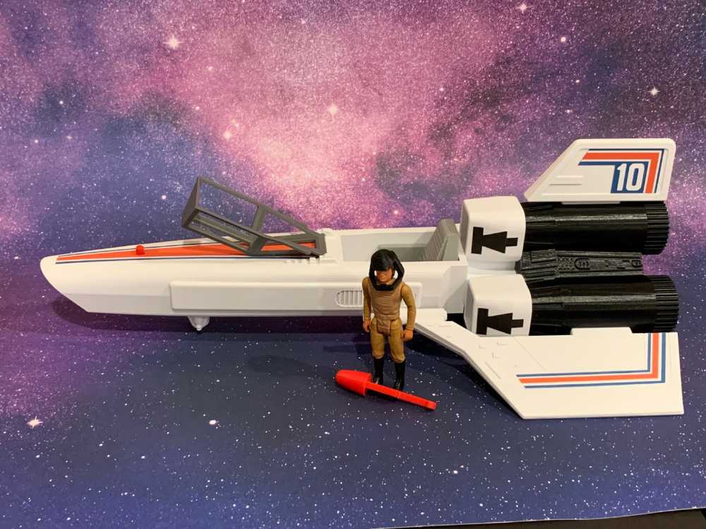 Battlestar Galactica - Colonial Viper 3D print - Geek Candy Labs (Battlestar Galactica) action figure collectible - Main Image 4