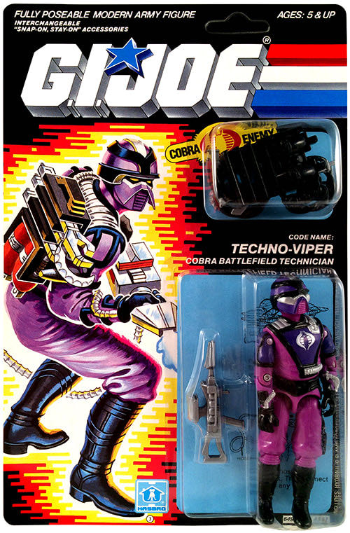 #16 | Techno-Viper: Cobra Battlefield Technician - Hasbro action figure collectible - Main Image 2