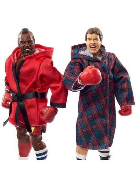 Mr. T And Rowdy Roddy Pipper Elite Collection - Mattel Wwe (WWE Elite Ringside Exclusive Series) action figure collectible [Barcode 887961922653] - Main Image 3