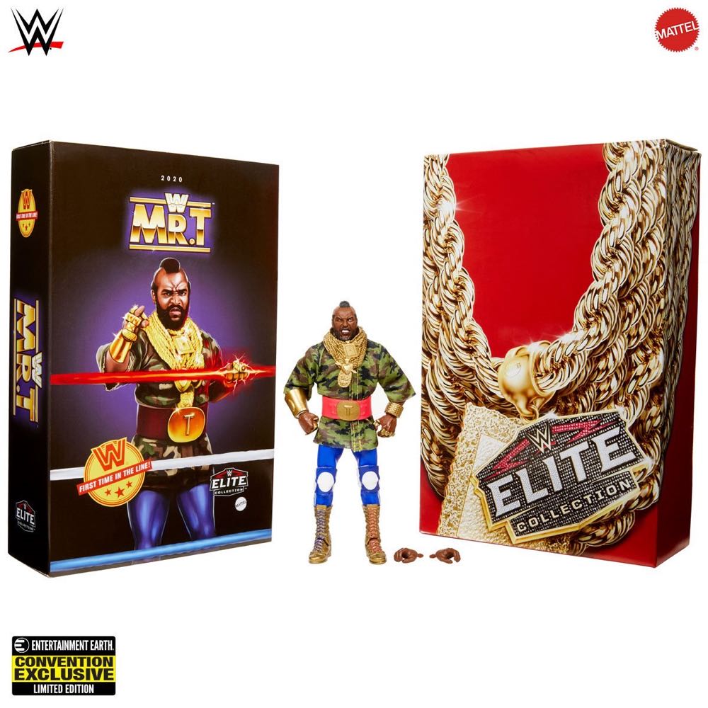 Mattel WWE Elite Collection Mr. T San Diego Comic Con 2020 Exclusive - Mattel WWE Elite (WWE Ulitmate Edition) action figure collectible [Barcode 887961925555] - Main Image 4
