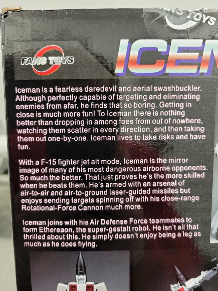 Air Raid FT-30B Iceman - Fans Toys (Transformers G1) action figure collectible [Barcode 6832037007219] - Main Image 4