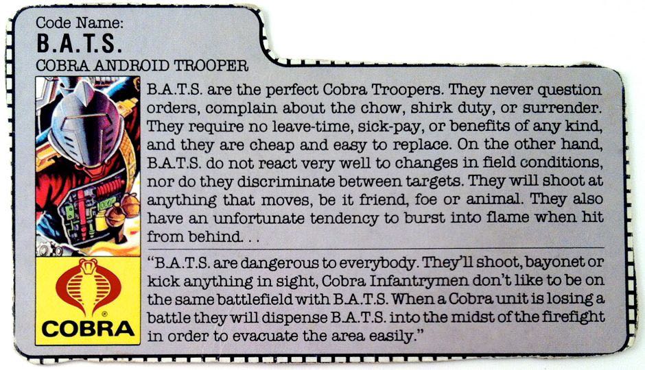 GI Joe B.A.T (V1) F - Hasbro action figure collectible [Barcode 068597064560] - Main Image 3