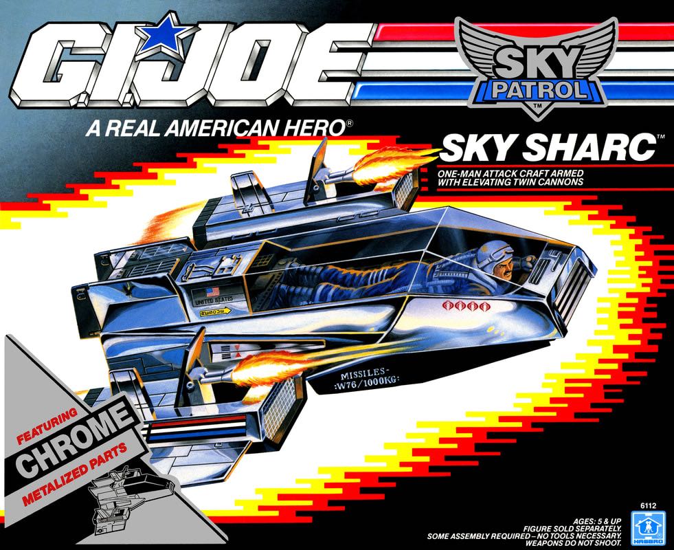 Sky SHARC (Sky Patrol) - Hasbro - G.I. Joe (G I Joe) action figure collectible [Barcode 038976061121] - Main Image 2