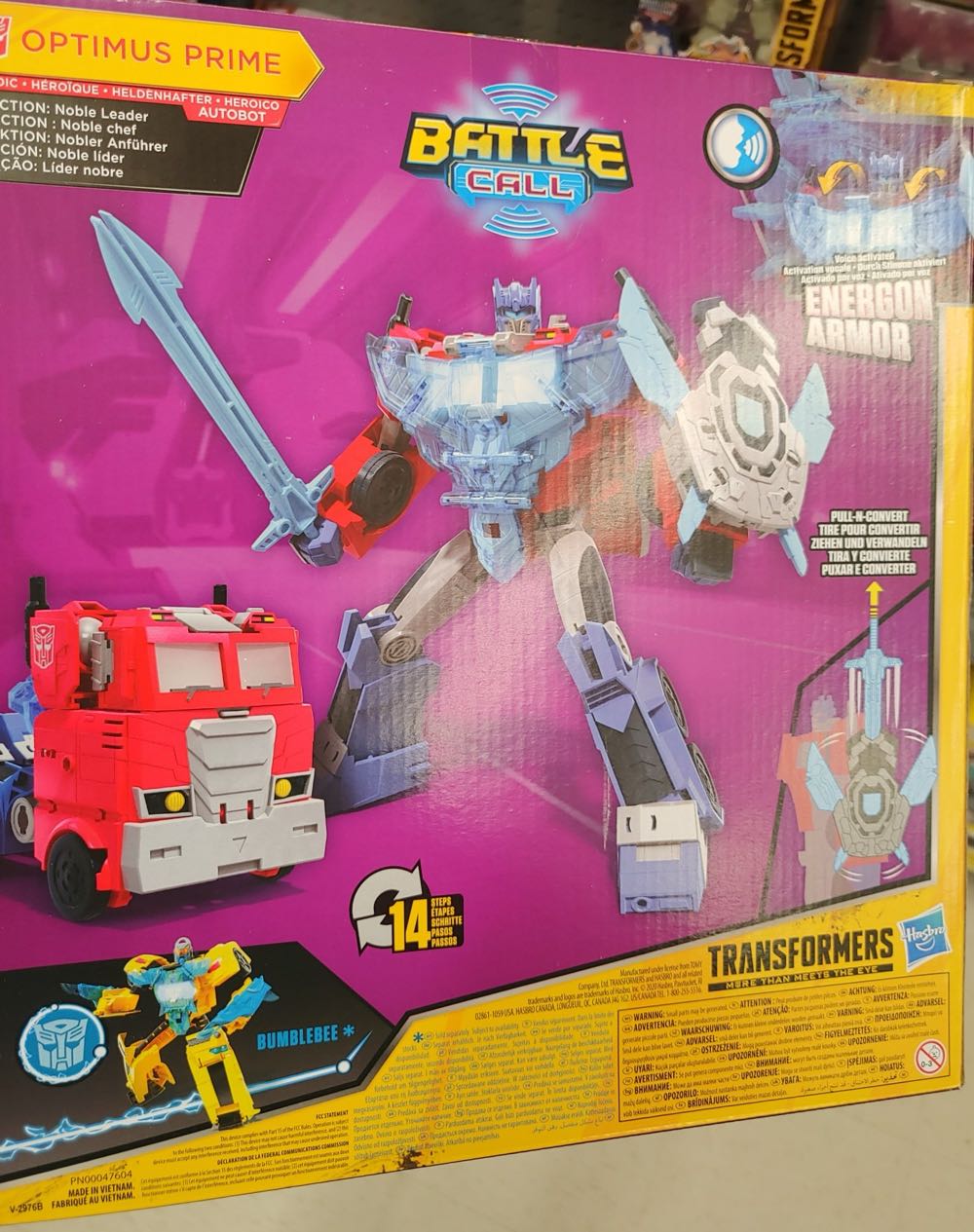 Bumblebee Transformers Optimus Prime Battle Call  (Officer Class) action figure collectible [Barcode 5010993662623] - Main Image 4