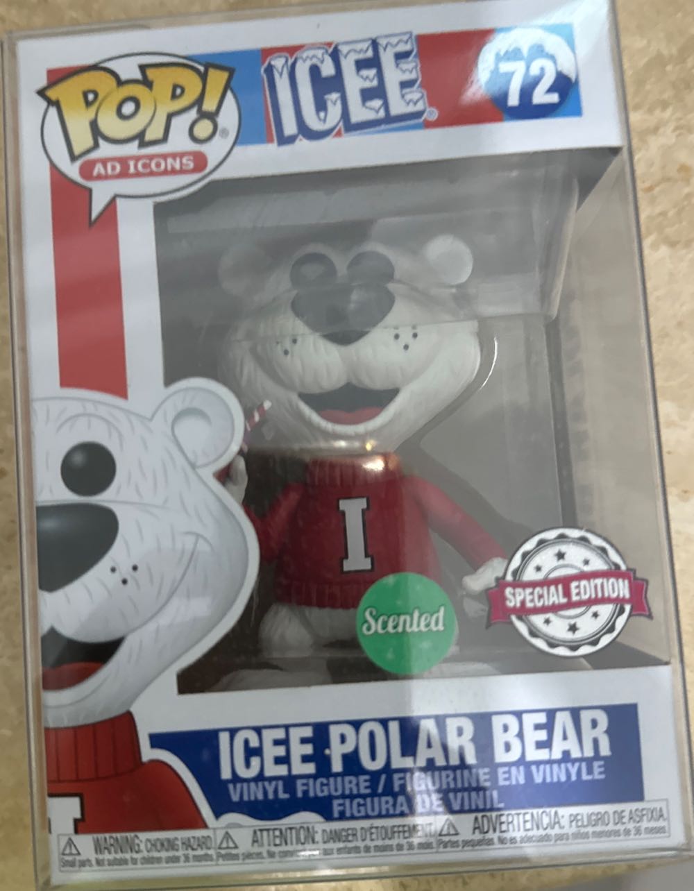 Funko Pop! Ad Icons: Icee Polar Bear Scented #72 Exclusive  action figure collectible [Barcode 889698462662] - Main Image 2