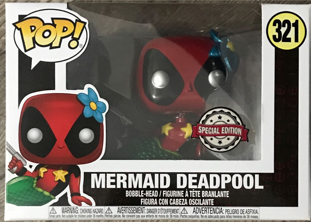 Marvel: Mermaid Deadpool Special Edition #321  action figure collectible [Barcode 889698325936] - Main Image 2