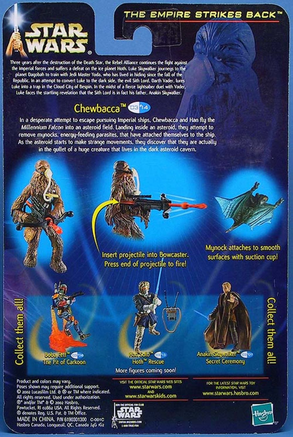 Chewbacca (Mynock Hunt) - Hasbro (Star Wars: Episode V - The Empire Strikes Back) action figure collectible [Barcode 076930849606] - Main Image 2