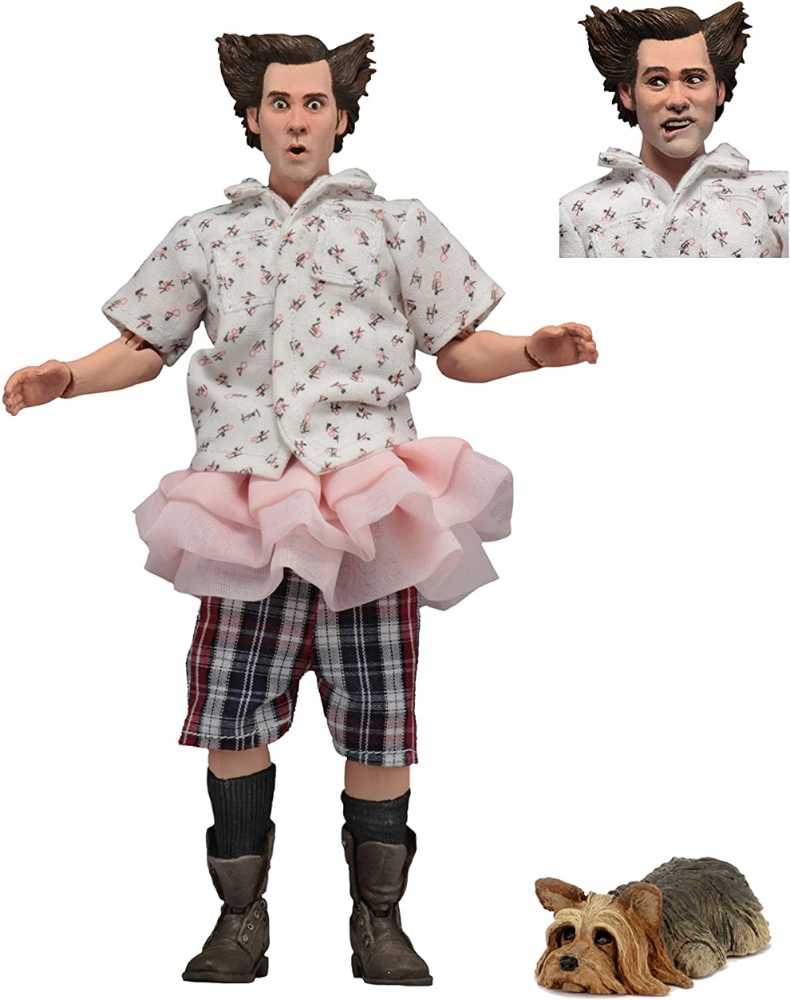 NECA 8” Ace Ventura Pet Detective Shady Acres Action Figure with Shih Tzu - Neca (Ace Ventura Pet Detective) action figure collectible [Barcode 634482163504] - Main Image 3