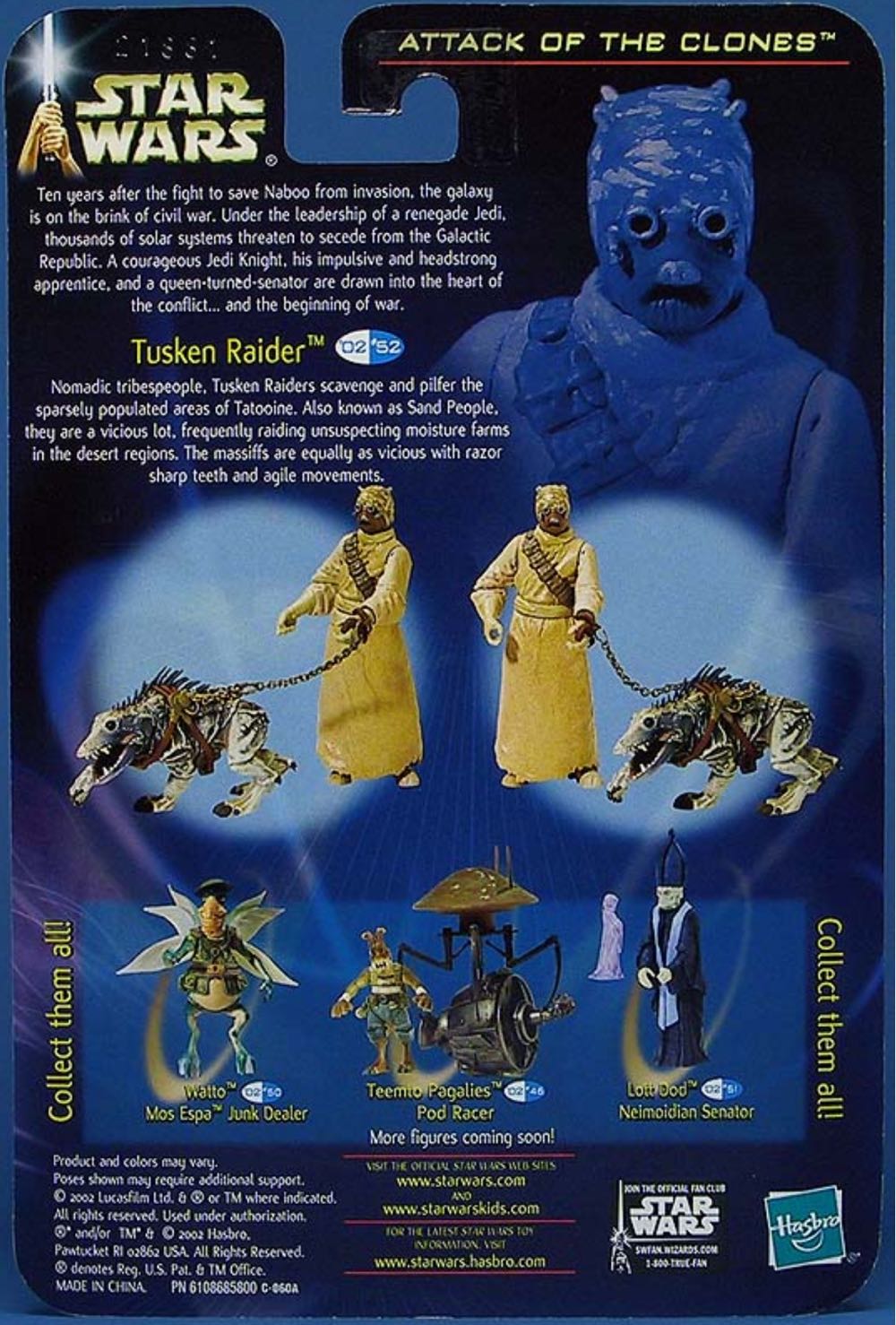 Tusken Raider w/ Massiff - Hasbro (Star Wars - Saga) action figure collectible [Barcode 076930849149] - Main Image 2