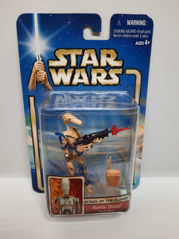 #02/11 Battle Droid (Arena Battle) - Hasbro (2002-2003 Star Wars Saga) action figure collectible [Barcode 076930848654] - Main Image 3