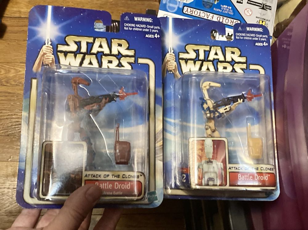 #02/11 Battle Droid (Arena Battle) - Hasbro (2002-2003 Star Wars Saga) action figure collectible [Barcode 076930848654] - Main Image 4