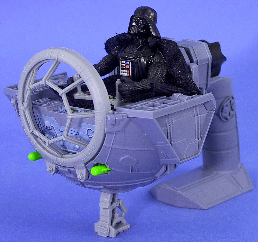 TIE Fighter Gunner Station w/ Darth Vader - Hasbro (Star Wars: Episode IV - A New Hope) action figure collectible [Barcode 076281698472] - Main Image 4