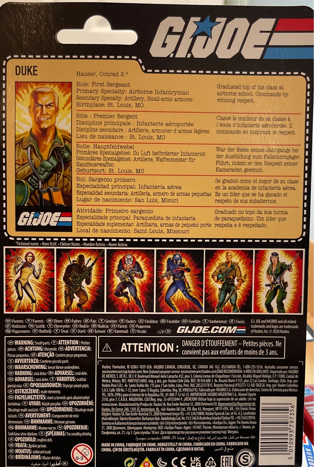 Duke - Hasbro (GI Joe Retro Collection) action figure collectible [Barcode 5010993797356] - Main Image 2