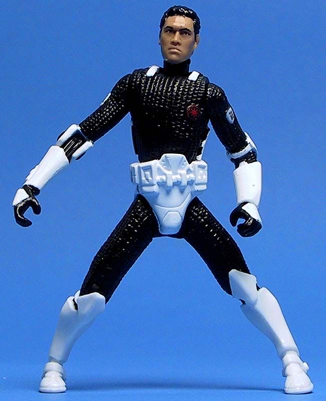 Deluxe Clone Trooper w/ Speeder Bike - Hasbro (2002-2003 Star Wars Saga) action figure collectible [Barcode 076930849033] - Main Image 3