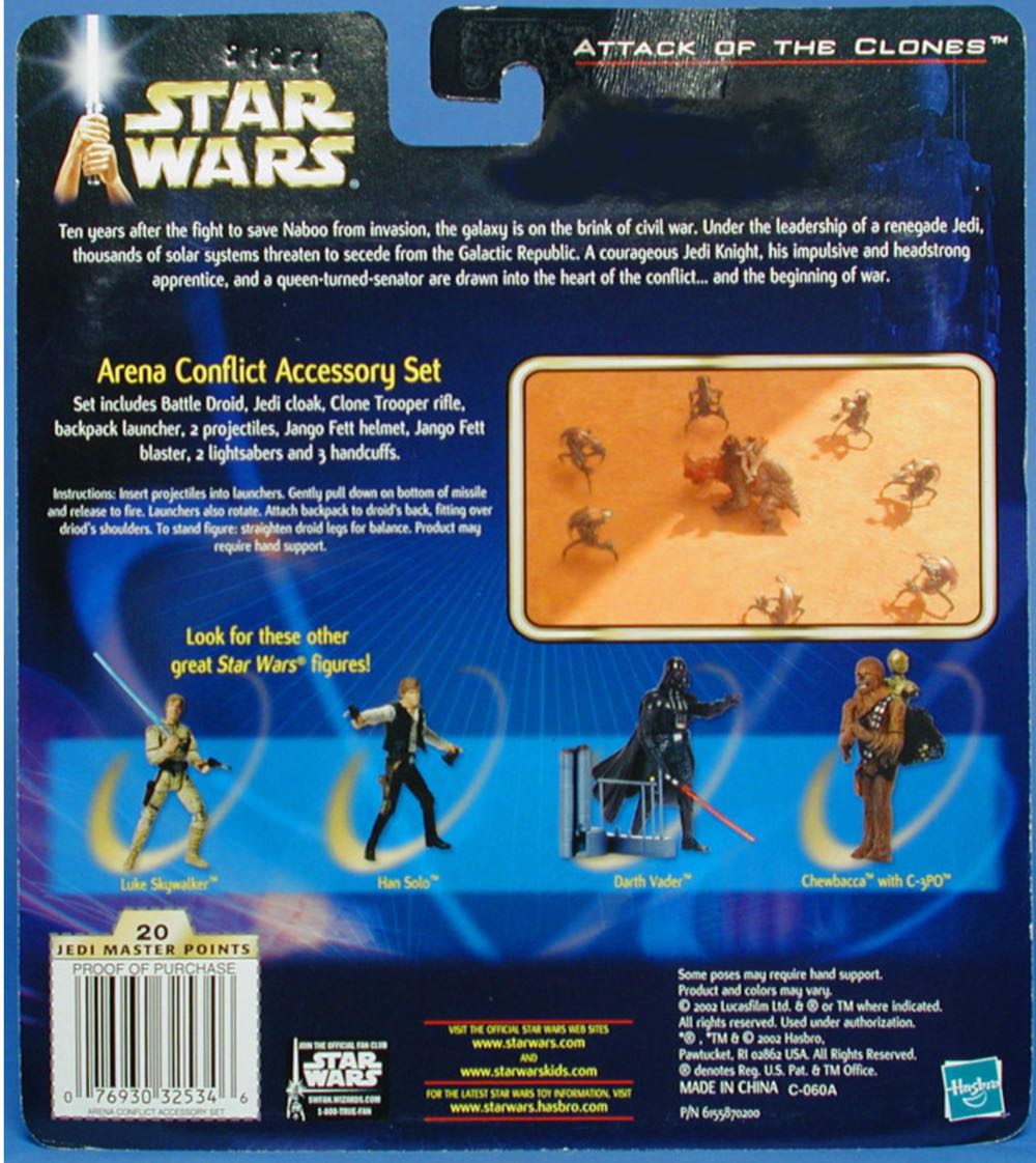 Arena Conflict Accessory Set w/ Battle Droid - Hasbro (Target Exclusive) action figure collectible [Barcode 076930325346] - Main Image 2