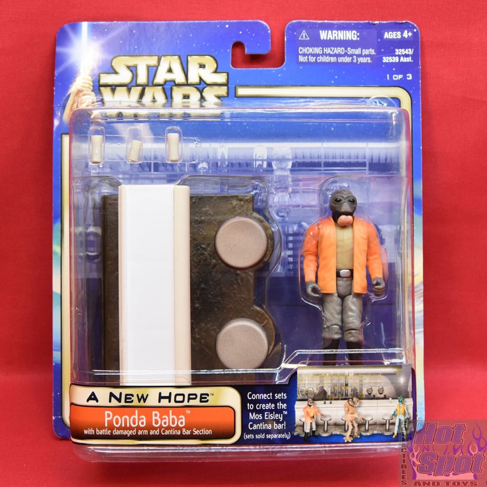 Ponda Baba w/ Cantina Bar Section - Hasbro (Deluxe Figure) action figure collectible [Barcode 076930325438] - Main Image 4