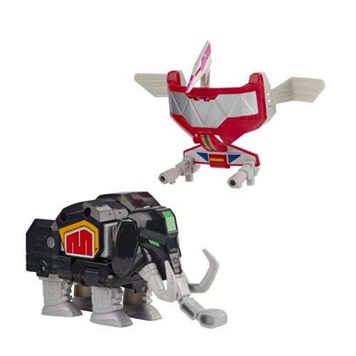 Power Rangers Mastodon Dinozord And Pterodactyl Dinozord - Hasbro (Mighty Morphin Power Rangers) action figure collectible [Barcode 5010993741311] - Main Image 3