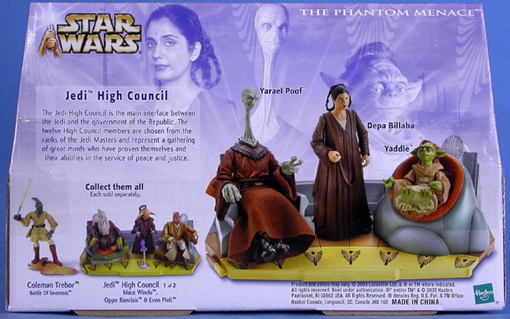 Jedi High Council (Scene 5) - Hasbro (Multipack) action figure collectible [Barcode 076930847015] - Main Image 2