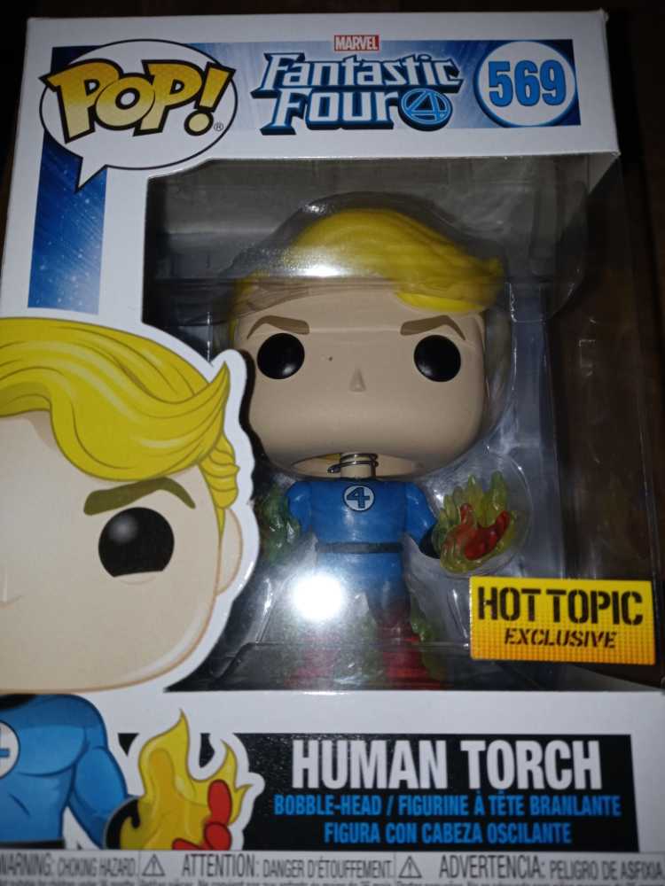 Fantastic Four: Human Torch #569 - Funko (Fantastic Four) action figure collectible [Barcode 889698450072] - Main Image 2