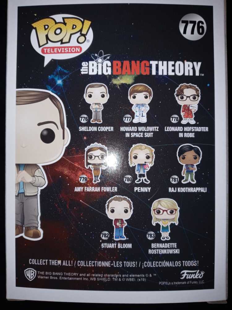 #776 Sheldon Cooper - Funko (Funko Pop!) action figure collectible [Barcode 889698385800] - Main Image 2