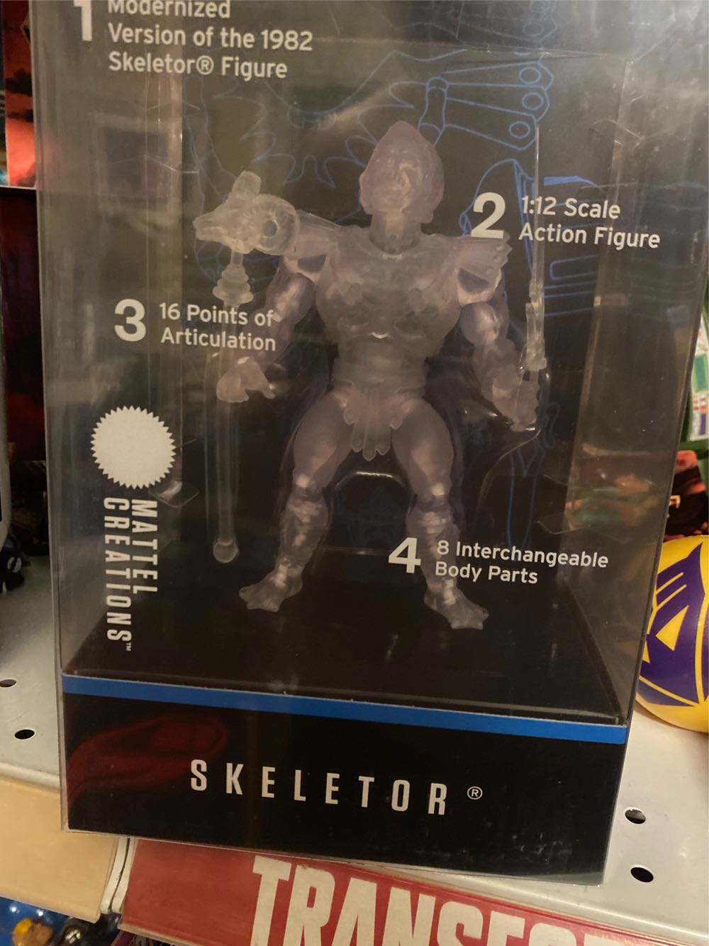 Clear Skeletor - Mattel (MOTU Origins) action figure collectible [Barcode 194735005901] - Main Image 2