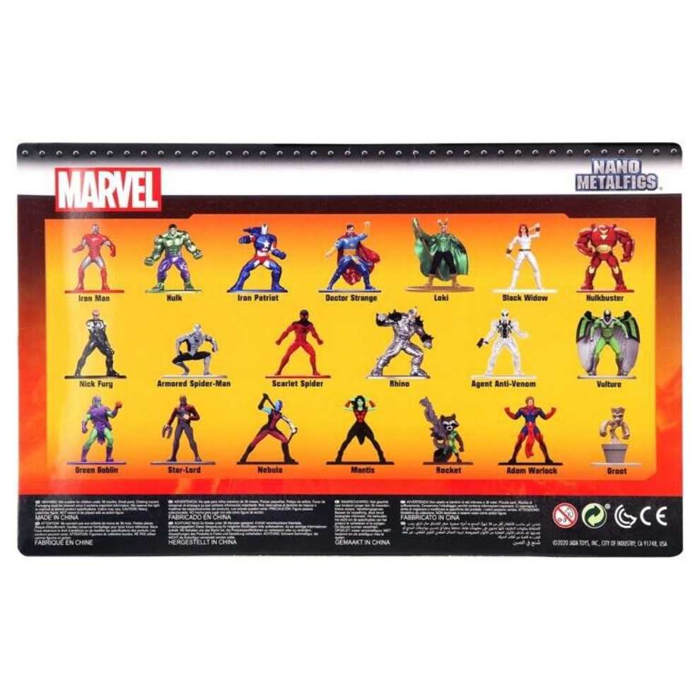 Jada Toys Marvel 1.65”” Die-cast Metal Collectible Figures 20-pack Wave 5 Toys For Kids And Adults 32417  action figure collectible [Barcode 801310324172] - Main Image 3