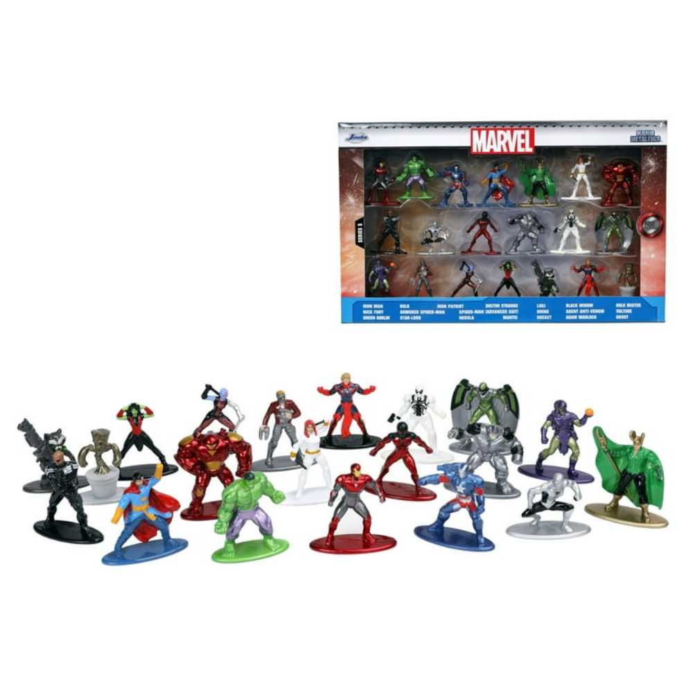 Jada Toys Marvel 1.65”” Die-cast Metal Collectible Figures 20-pack Wave 5 Toys For Kids And Adults 32417  action figure collectible [Barcode 801310324172] - Main Image 4