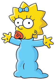 Maggie Simpson - DeckOfCards (The Simpson Cards) action figure collectible - Main Image 1