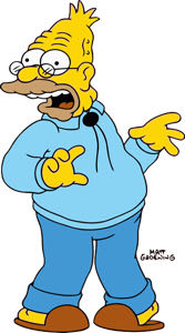Grampa Simpson  (The Simpson Cards) action figure collectible - Main Image 1