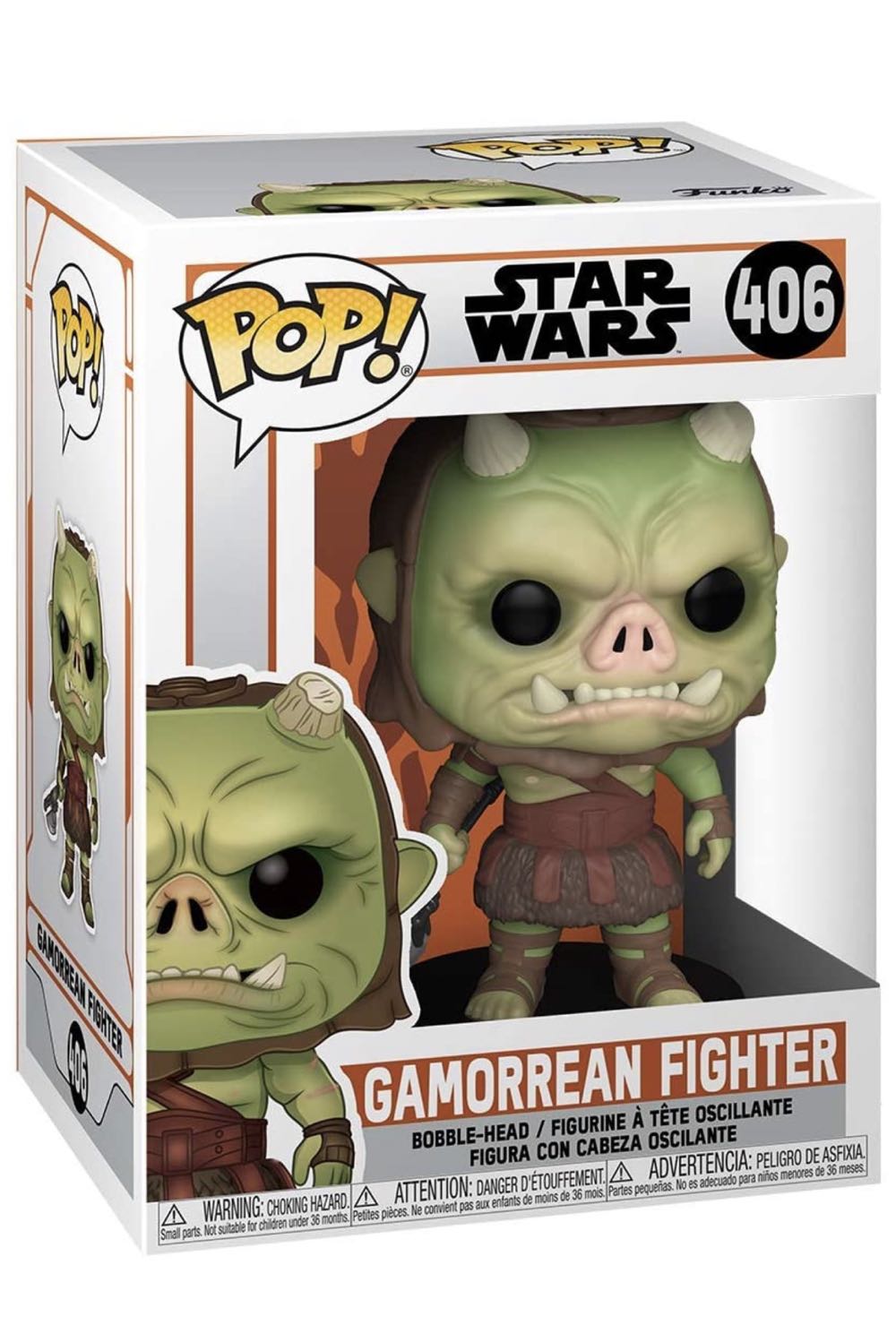 #406 Gamorrean Fighter - Funko Pop (Funko Pop!) action figure collectible [Barcode 889698509640] - Main Image 2