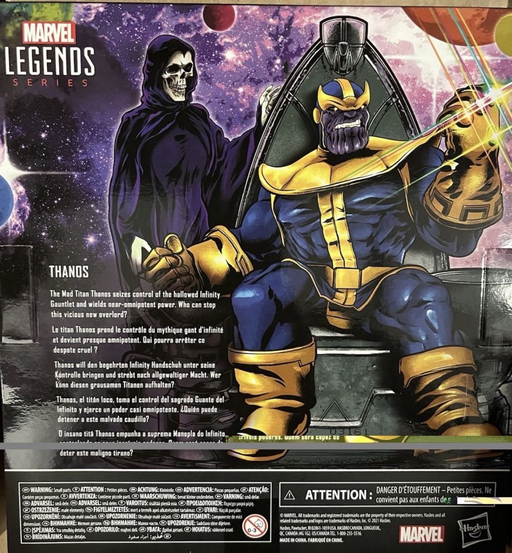 Thanos Marvel Legends - Hasbro (Marvel Legends) action figure collectible [Barcode 5010993789771] - Main Image 5