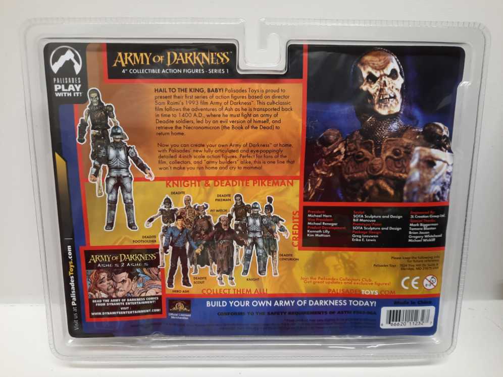 Knight & Deadite Pikeman - Palisades (Army Of Darkness) action figure collectible [Barcode 666620112327] - Main Image 2
