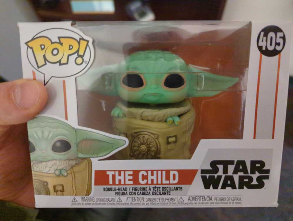Funko Pop! Star Wars: The Mandalorian The Child In Bag # 405 - Funko (Funko Pop!) action figure collectible [Barcode 889698509633] - Main Image 2
